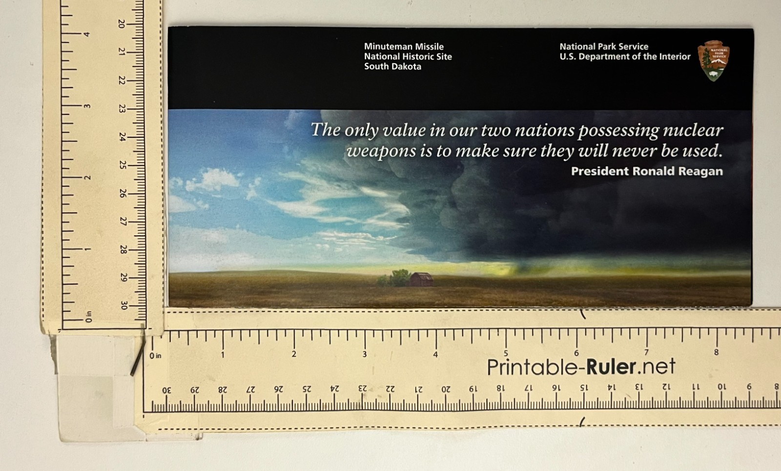 2018 Minuteman Missile National Historic Site South Dakota Guide Brochure Travel