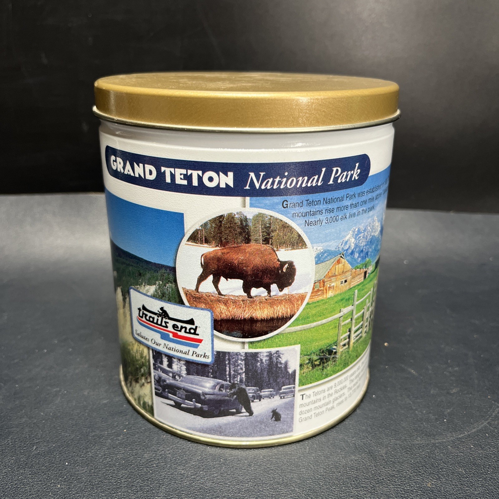 Vintage Yellowstone National Park and Grand Teton 1996-1997 Collectors Tin