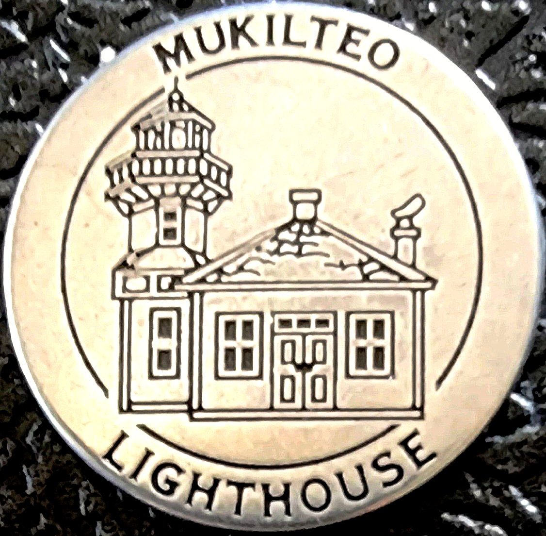 RARE – MUKILTEO LIGHTHOUSE – NATIONAL PARK TYPE TOKEN – WASHINGTON