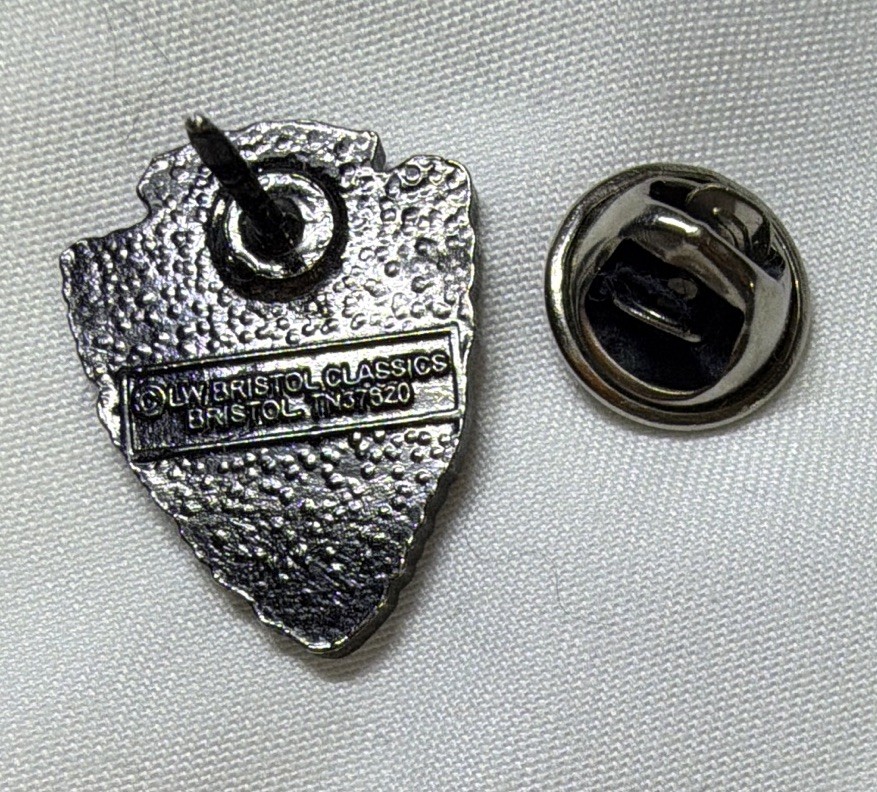 Rare-Silver Color National Park Service Arrowhead Lapel Pin