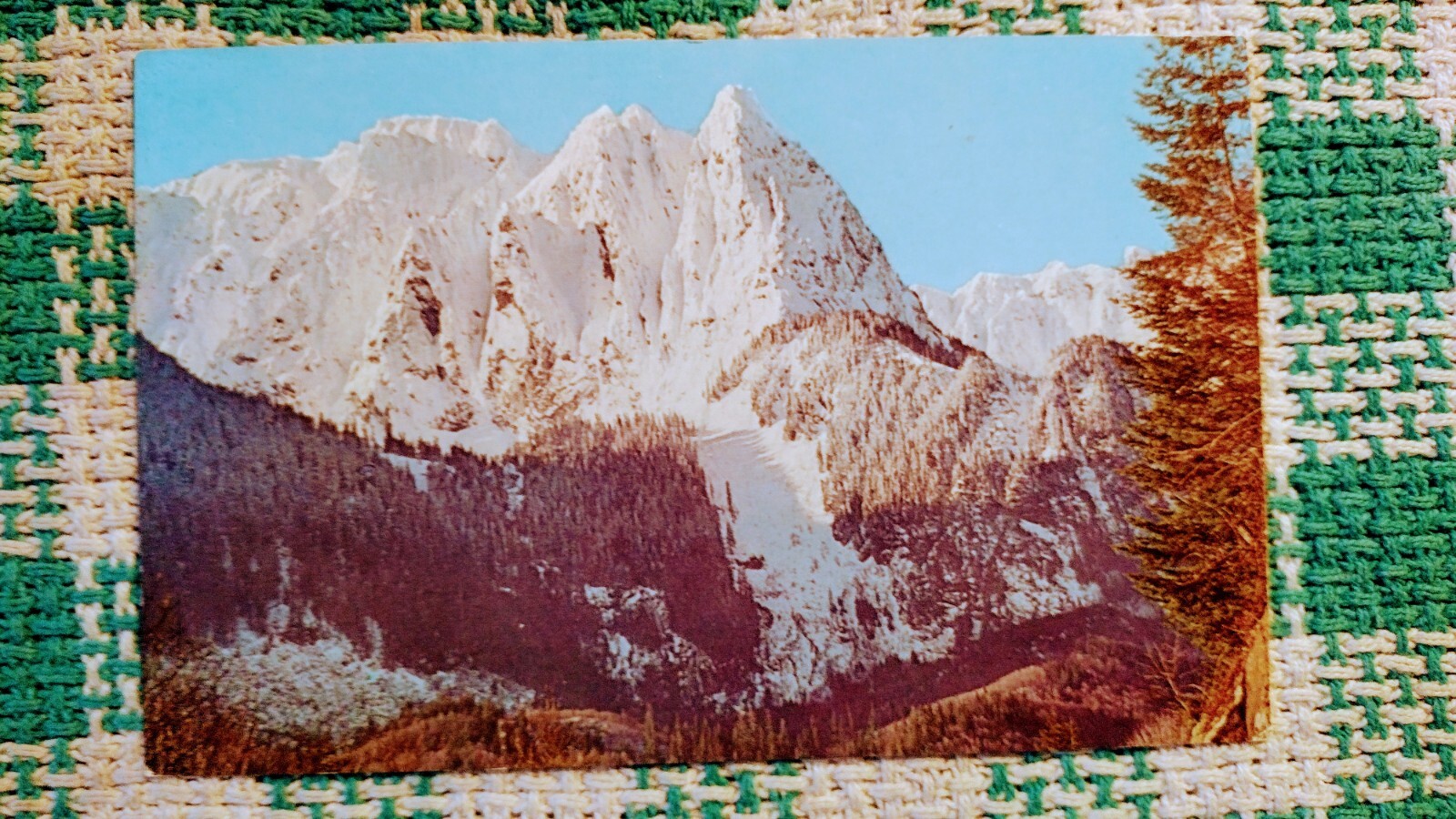 VINTAGE POST CARD MOUNT INDEX STEVENS PASS HIGHWAY WASHINGTON