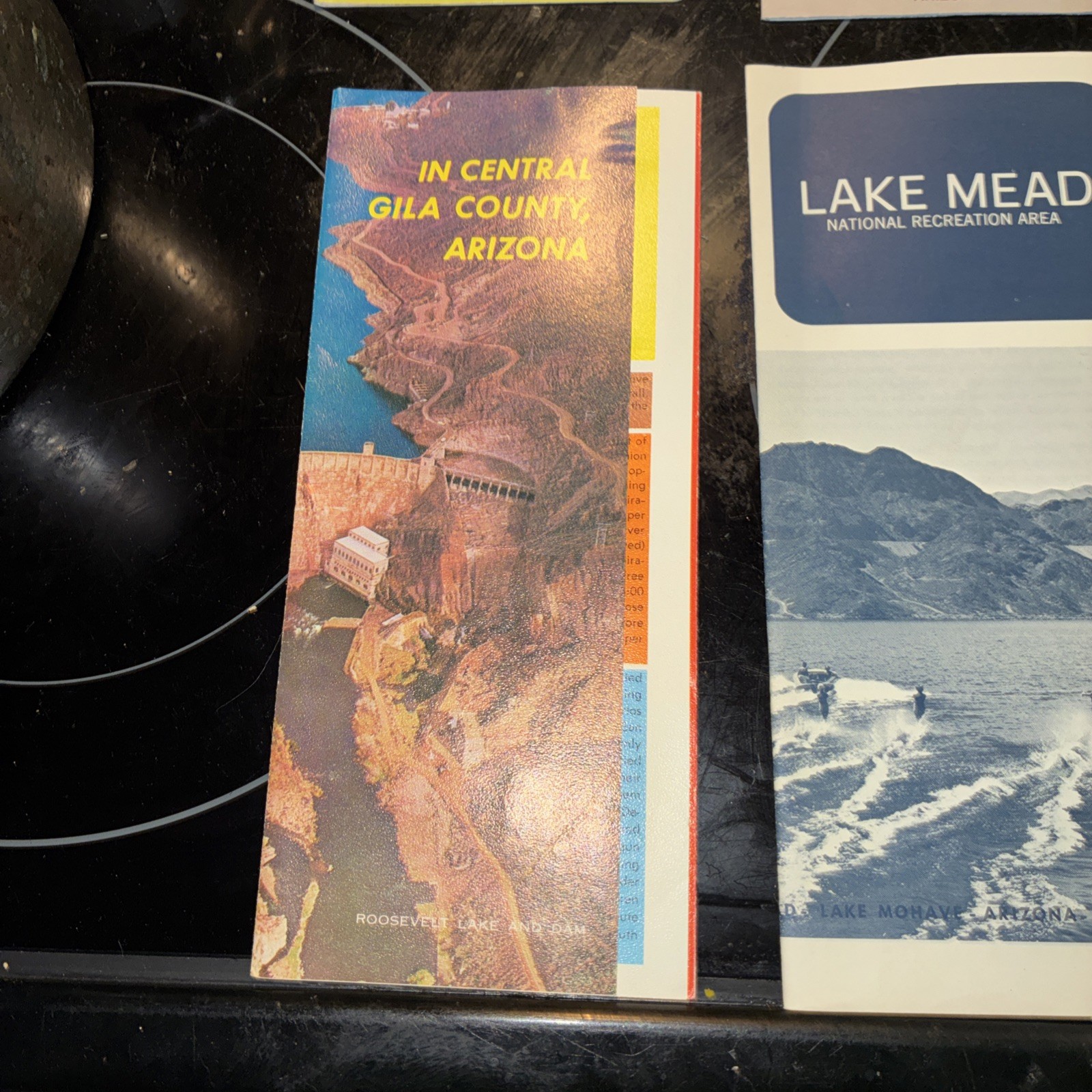 1966 Lot Of 6 National Park Brochure Grand Canyon Sequoia Mead Others