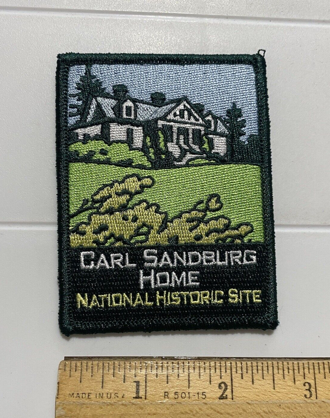 Carl Sandburg Home National Historic Site North Carolina Souvenir Patch Badge