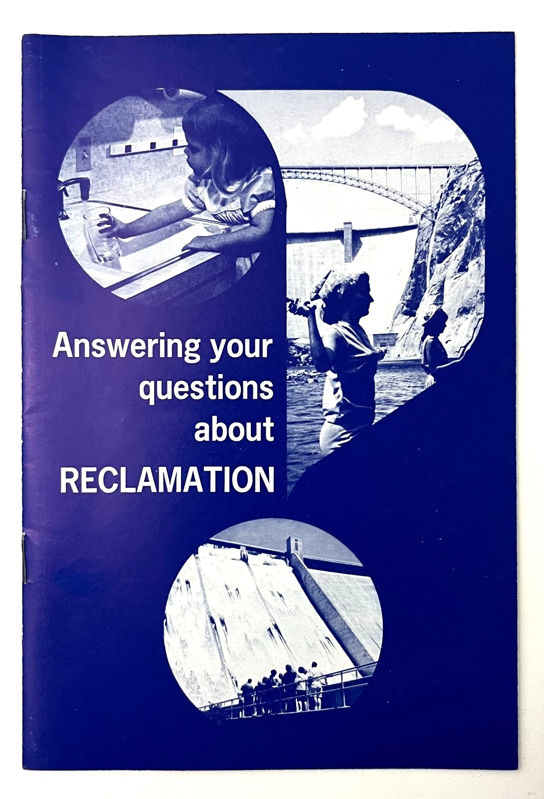 1972 US Interior Department National Reclamation Land Q&A Vintage Travel Booklet