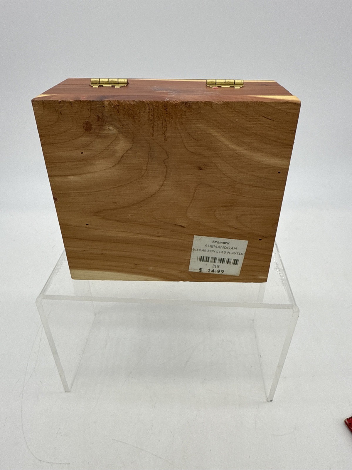 Vintage Shenandoah National Park Cedar Box Bear Theme Nature Wood Souvenir