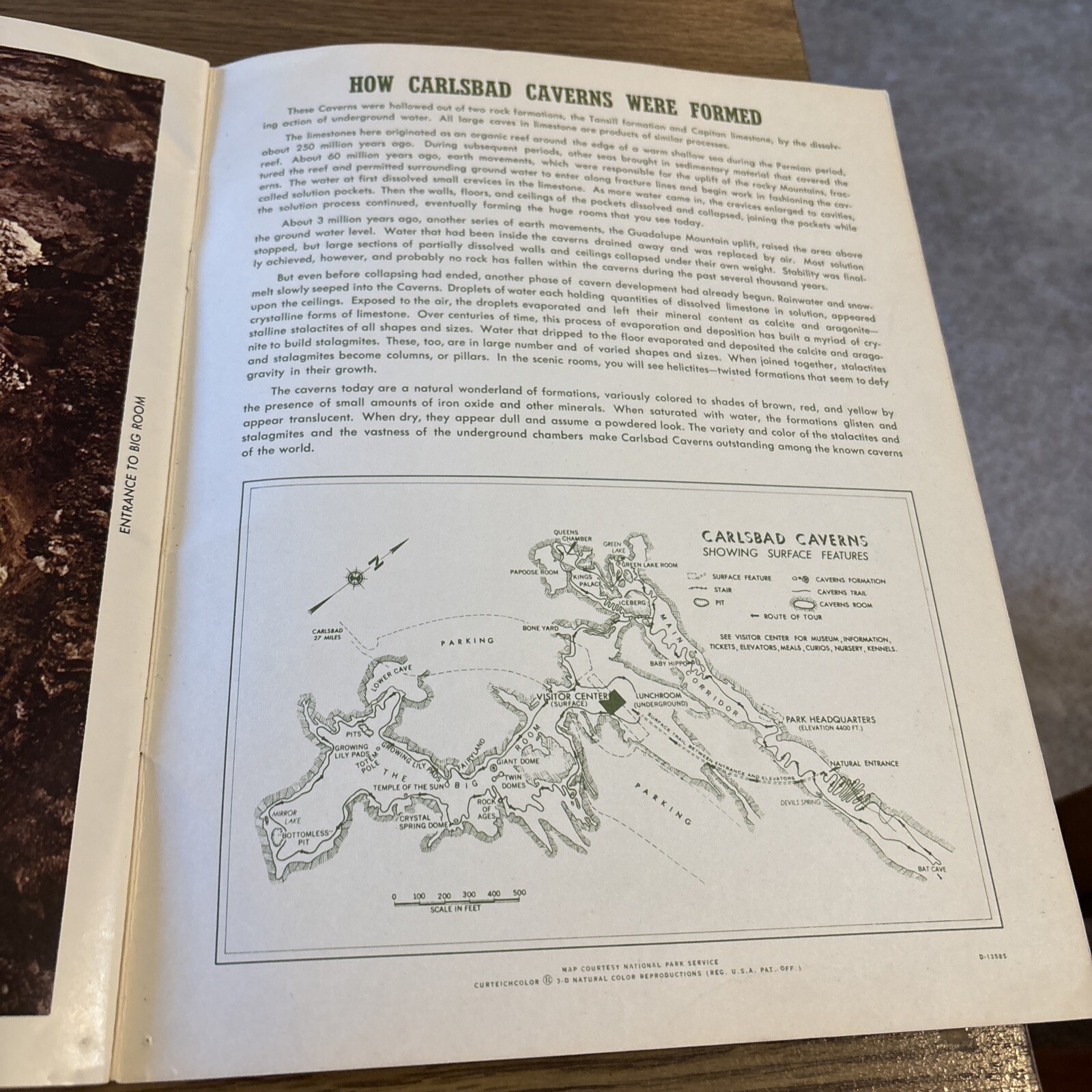 Carlsbad Caverns National Park New Mexico Souvenir Book 1968