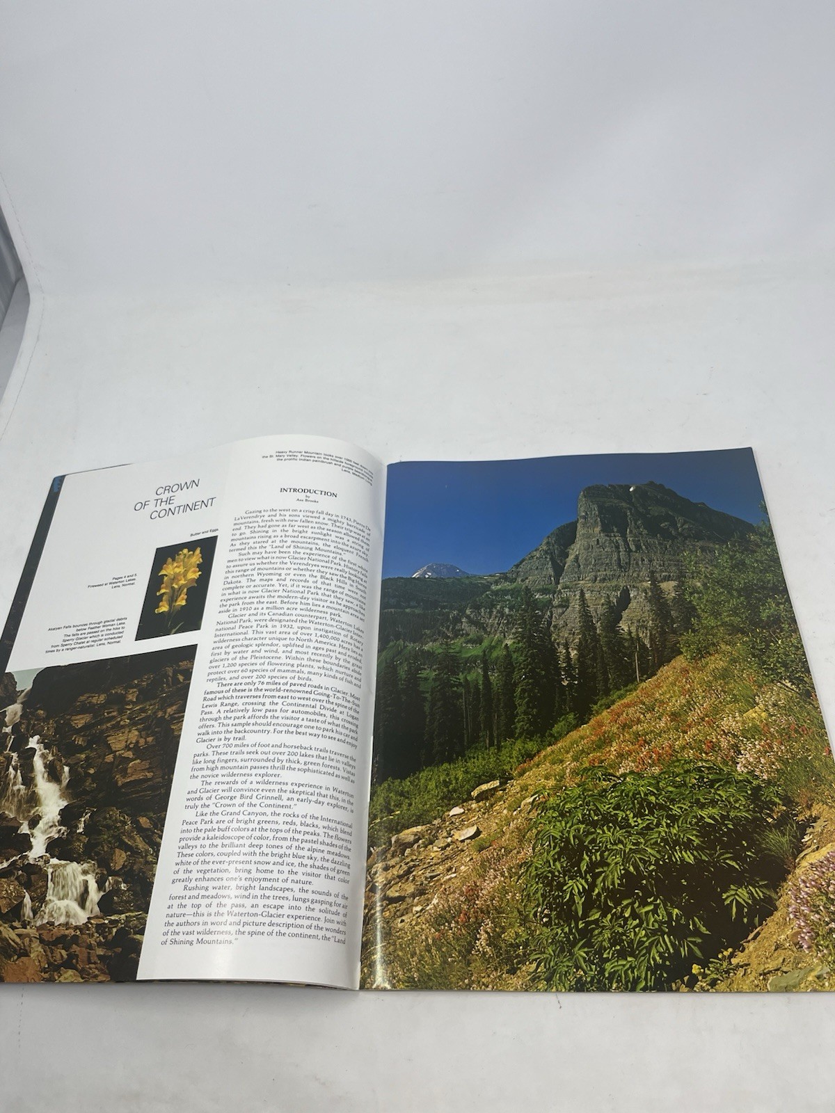 1974 National Parkways Guide To Glacier & Waterton Lakes National Parks