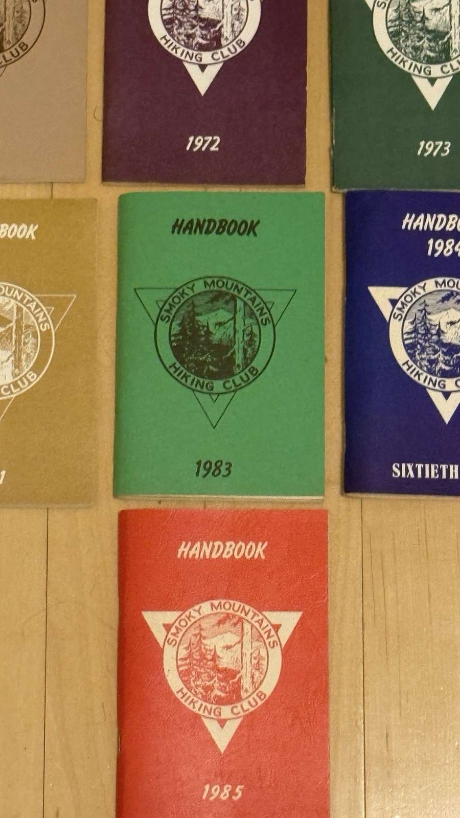 Smoky Mountains Hiking Club 1968-1985 Handbook Lot Vintage Knoxville TN SMHC