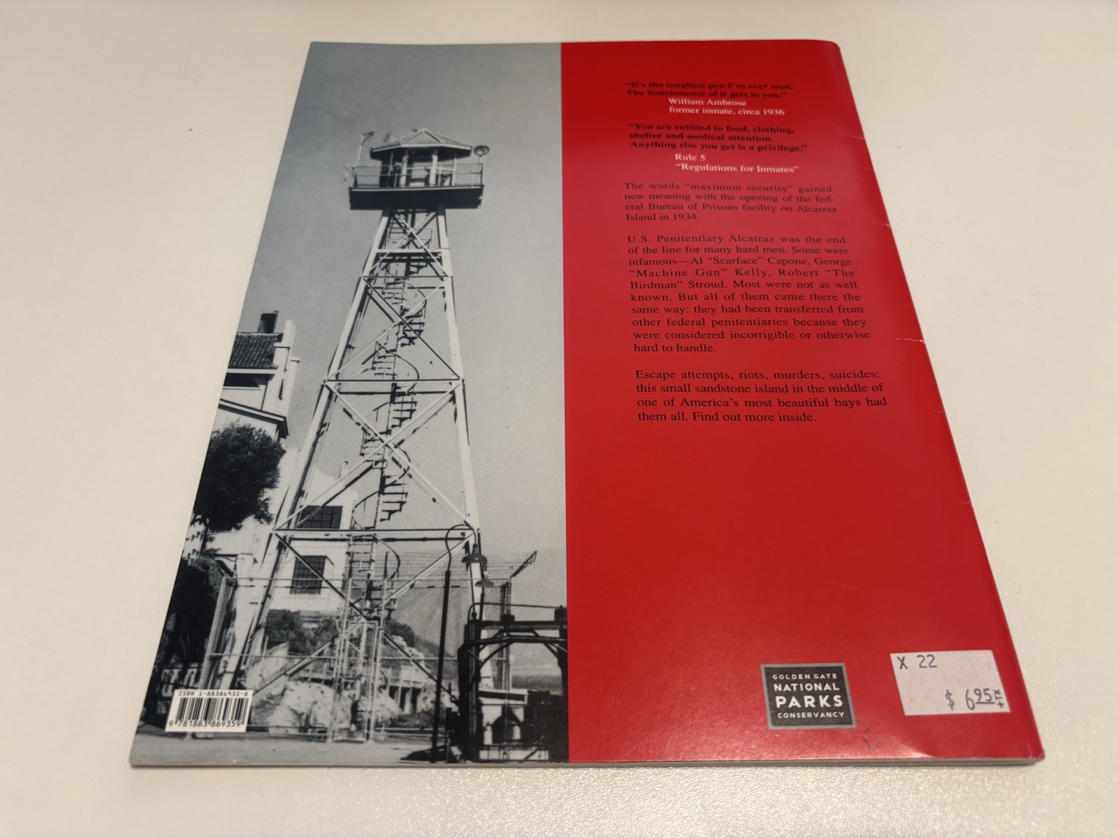Vintage Alcatraz Prison Tour Souvenir Lot Book Visitor Guide Ferry Ticket Set