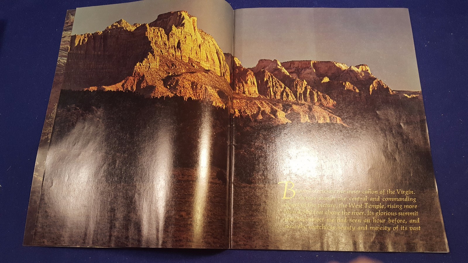 1976 ZION The Story Behind the Scenery Paperback Book KC Publications