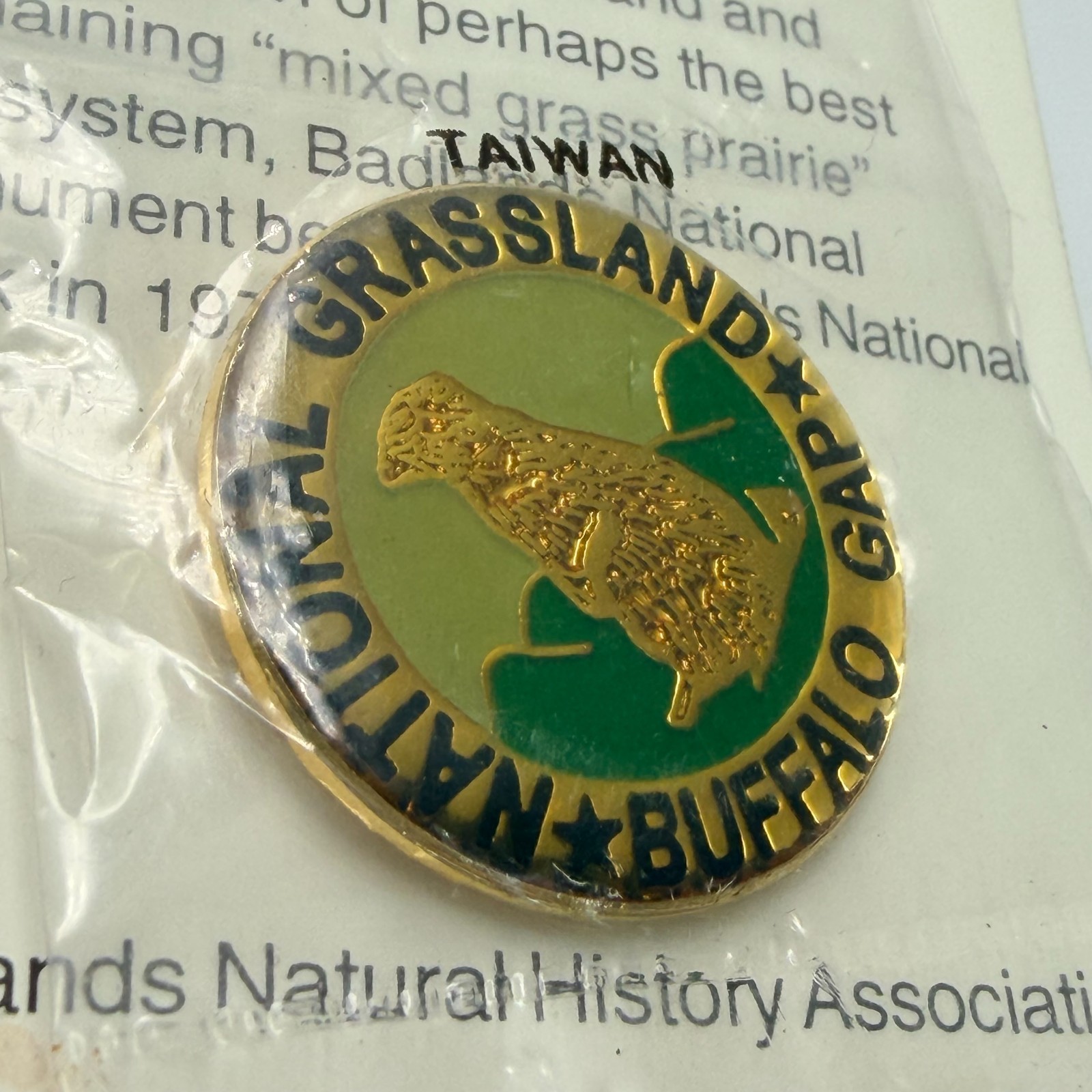 Buffalo Gap National Grassland South Dakota Lapel Pin Prairie Dog Badlands