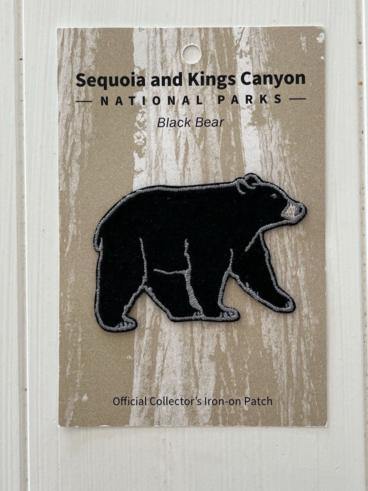 Sequoia & Kings Canyon National Parks Black Bear Iron-on Patch NEW