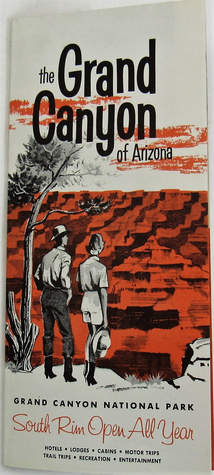 1962 Grand Canyon Fred Harvey South Rim Arizona Brochure Photos Rates El Tovar
