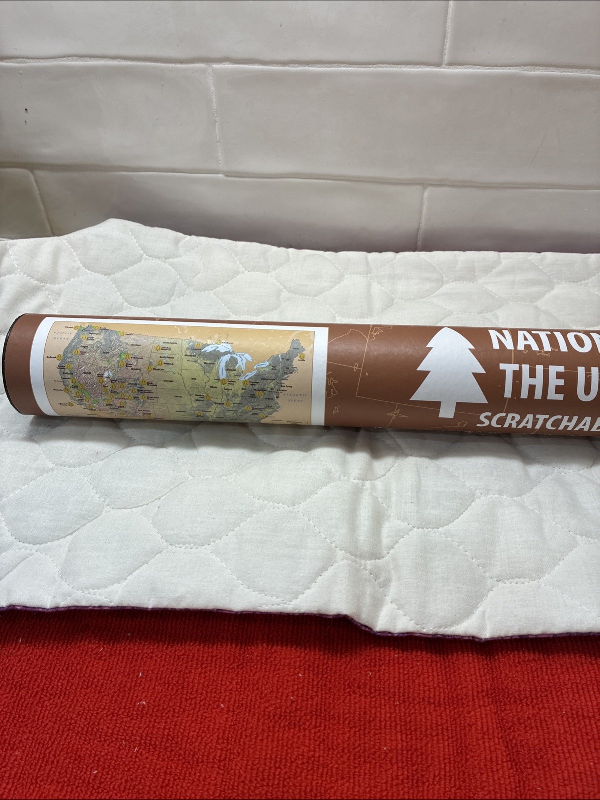 National Parks of the US (Scratchable Adventure Map) NEW