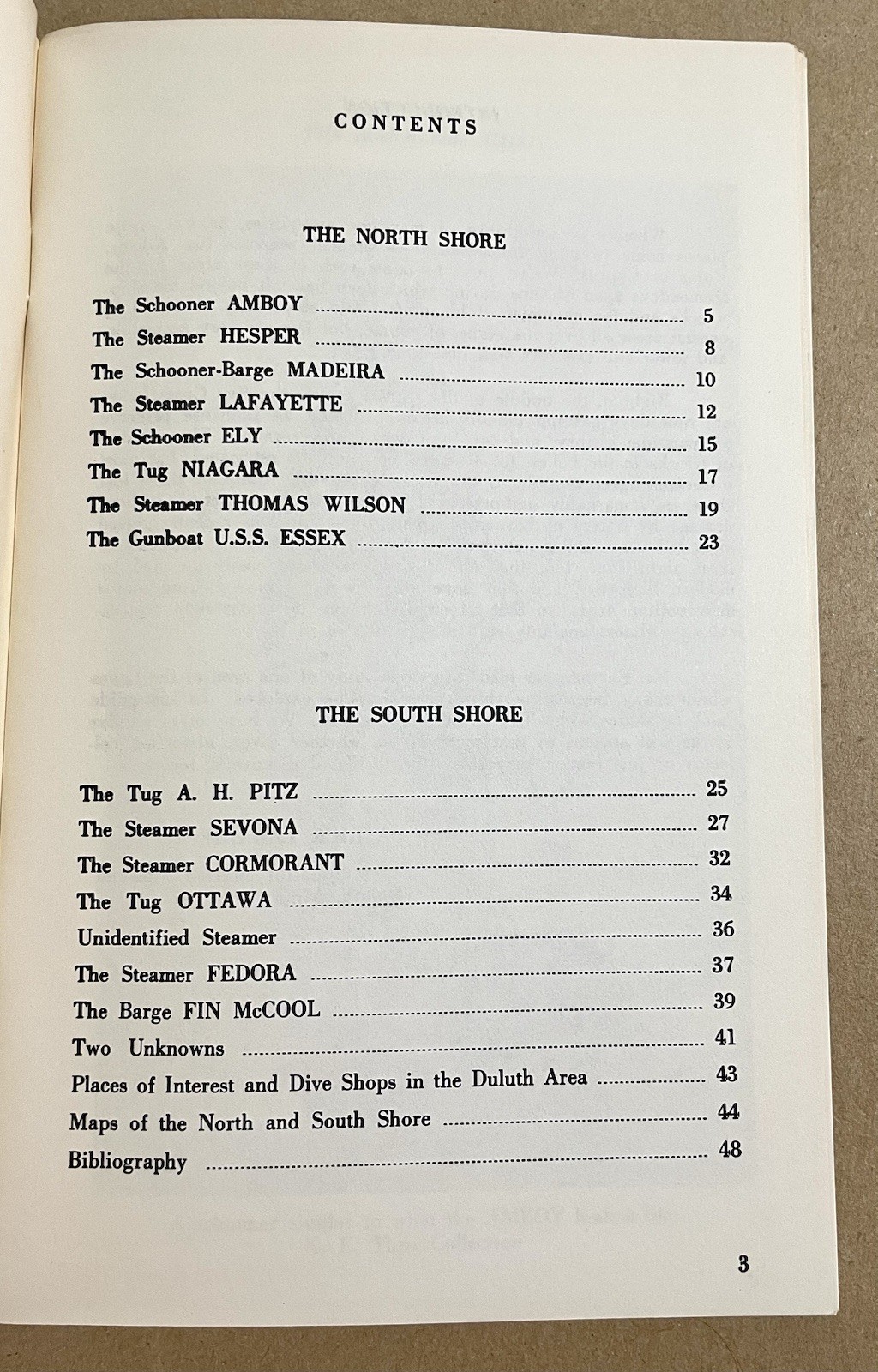 Shipwreck Guide To The Western Half of Lake Superior 1976 Vintage PB Booklet VG!