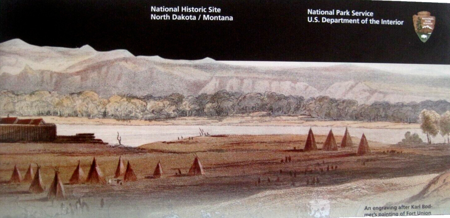 Fort Union Trading Post National Historic Site Park Service Unigrid Brochure Map
