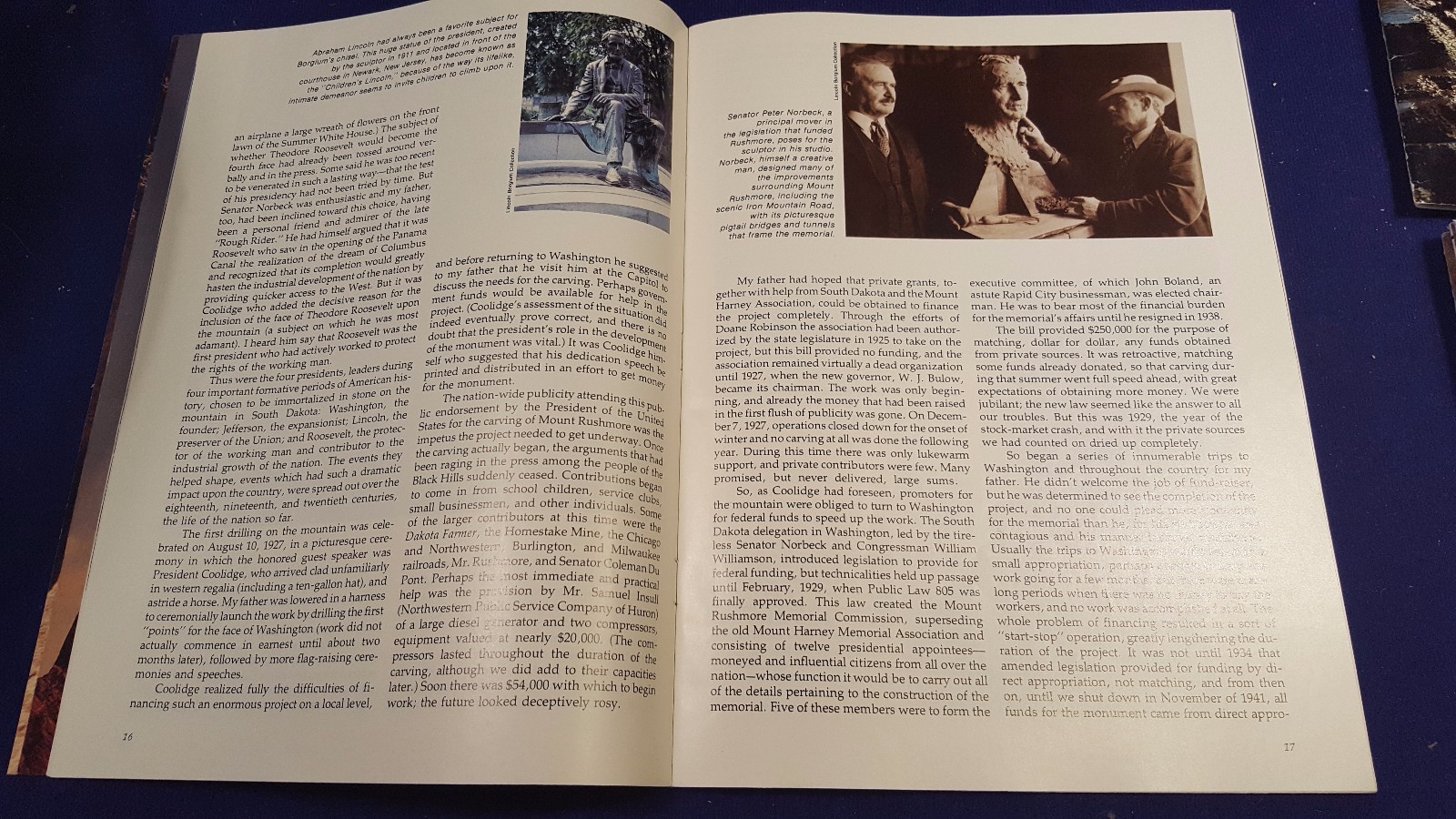 1978 MOUNT RUSHMORE The Story Behind the Scenery Paperback Book KC Publications