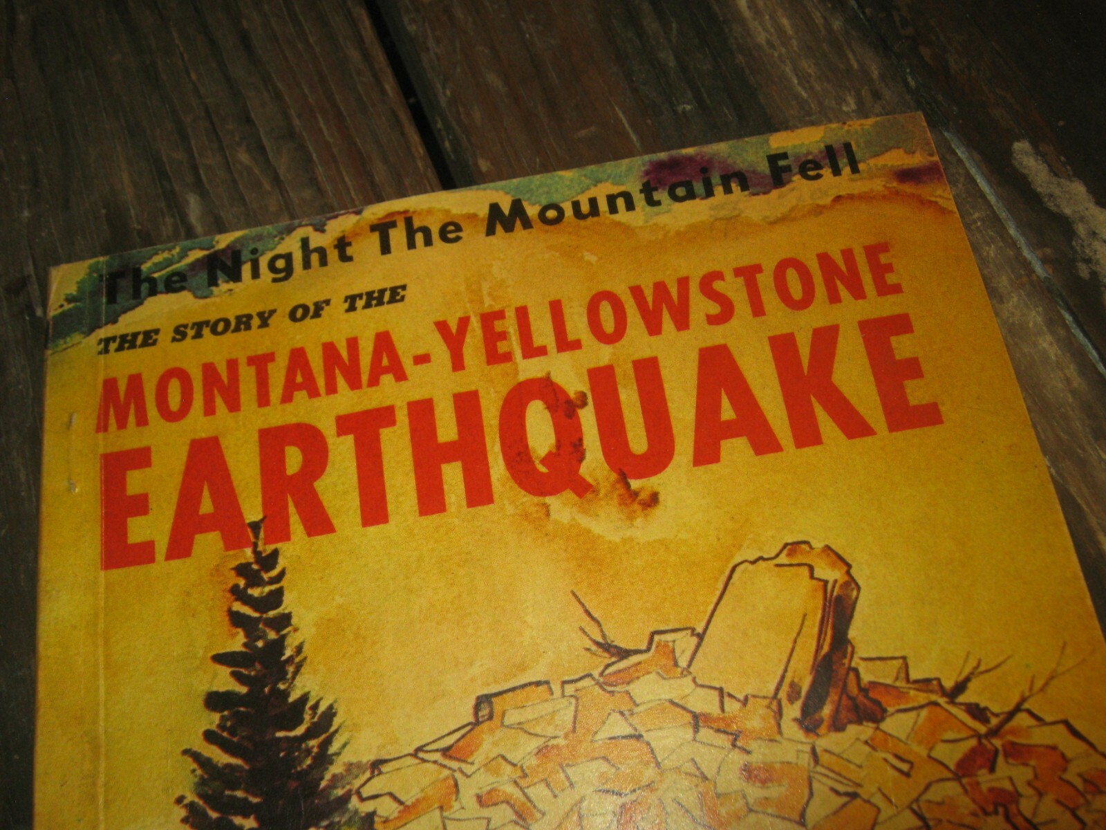 1962 Montana Yellowstone Earthquake book Night The Mountain Fell Christopherson