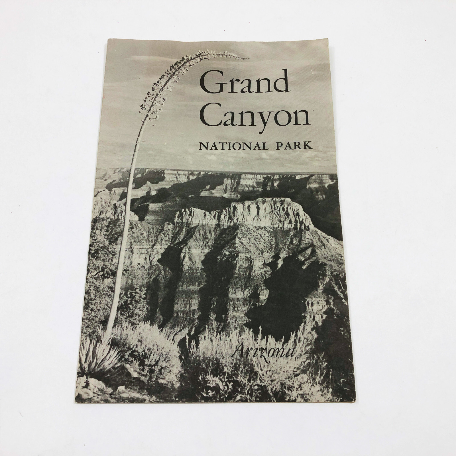 Grand Canyon National Park 1955 Travel Brochure, Vintage Souvenir, Black & White