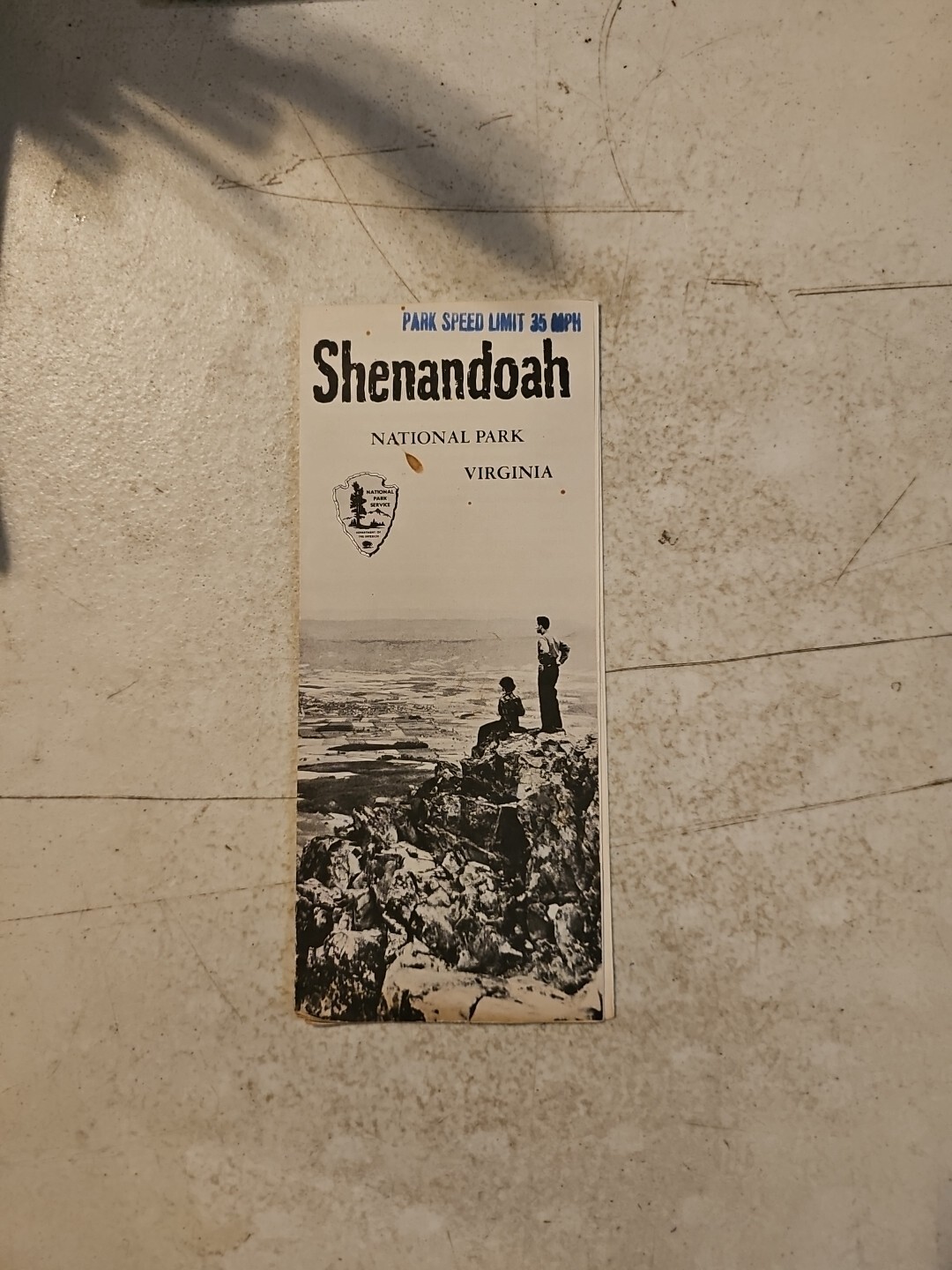 Vintage 1953 Shenandoah National Park Virginia Travel Motorists Guide Map READ