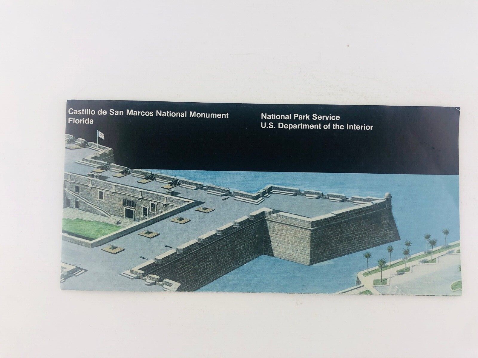 Castillo de San Marcus National Monument Florida FL Guide Brochure Map 1997
