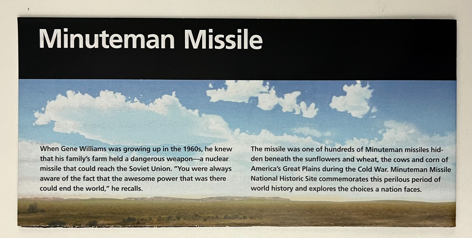 2018 Minuteman Missile National Historic Site South Dakota Guide Brochure Travel