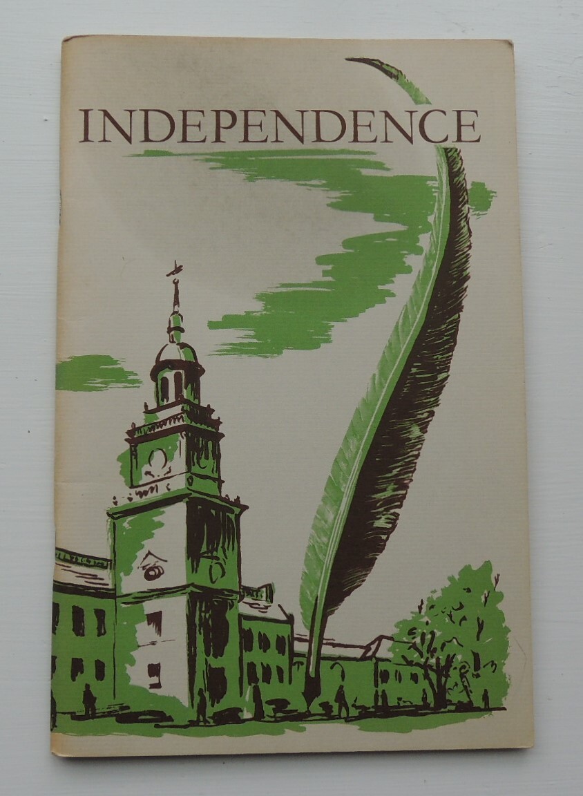 Independence National Park historical handbook no. 17, 1956 ed. free shipping