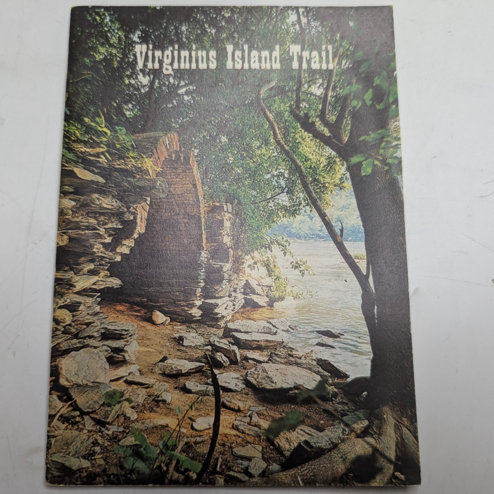1962 Harpers Ferry WV Virginius Island Trail Guide Booklet w/ Map Civil War NPS