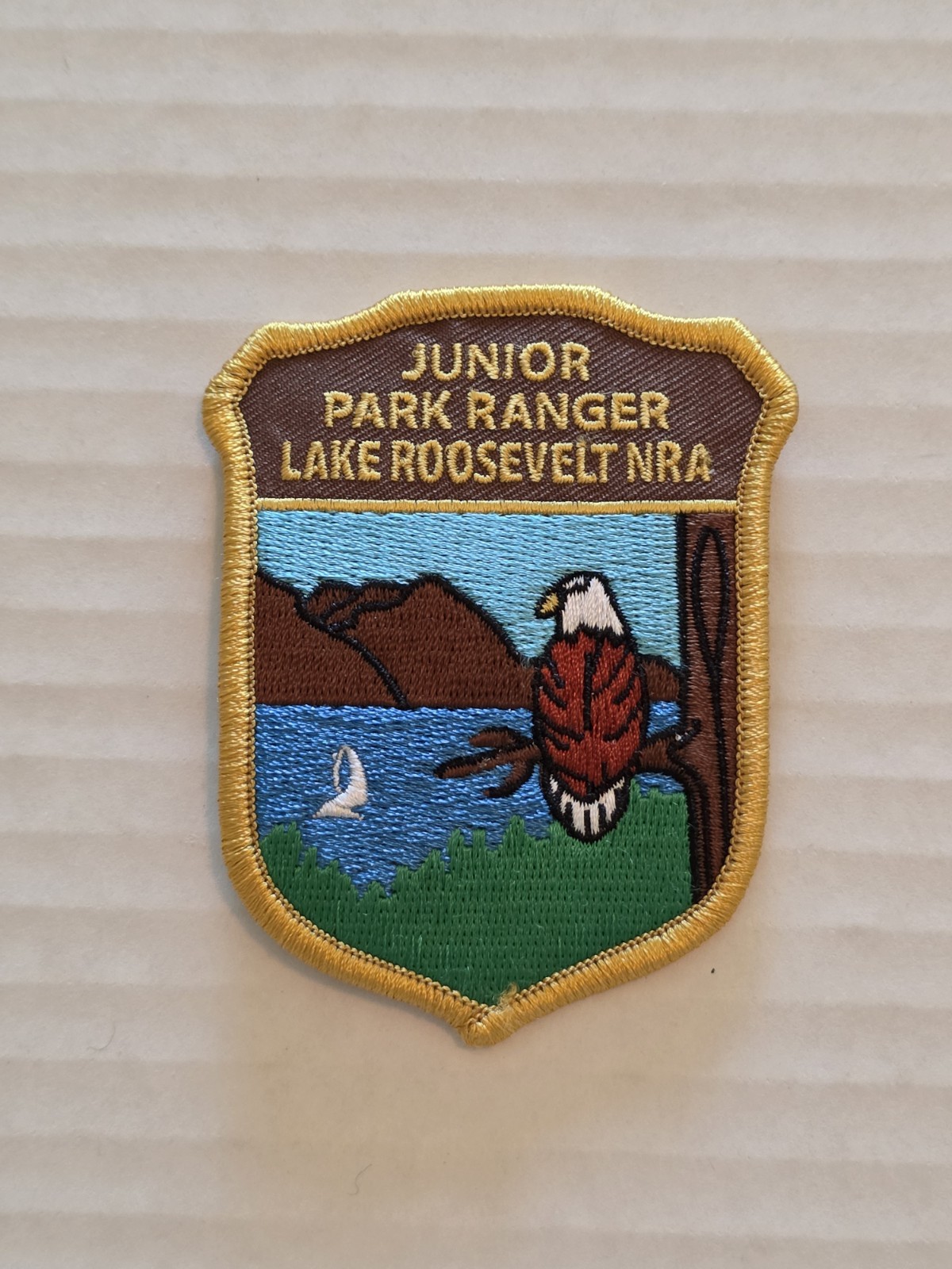 Junior Ranger Lake Roosevelt NPS Patch National Park
