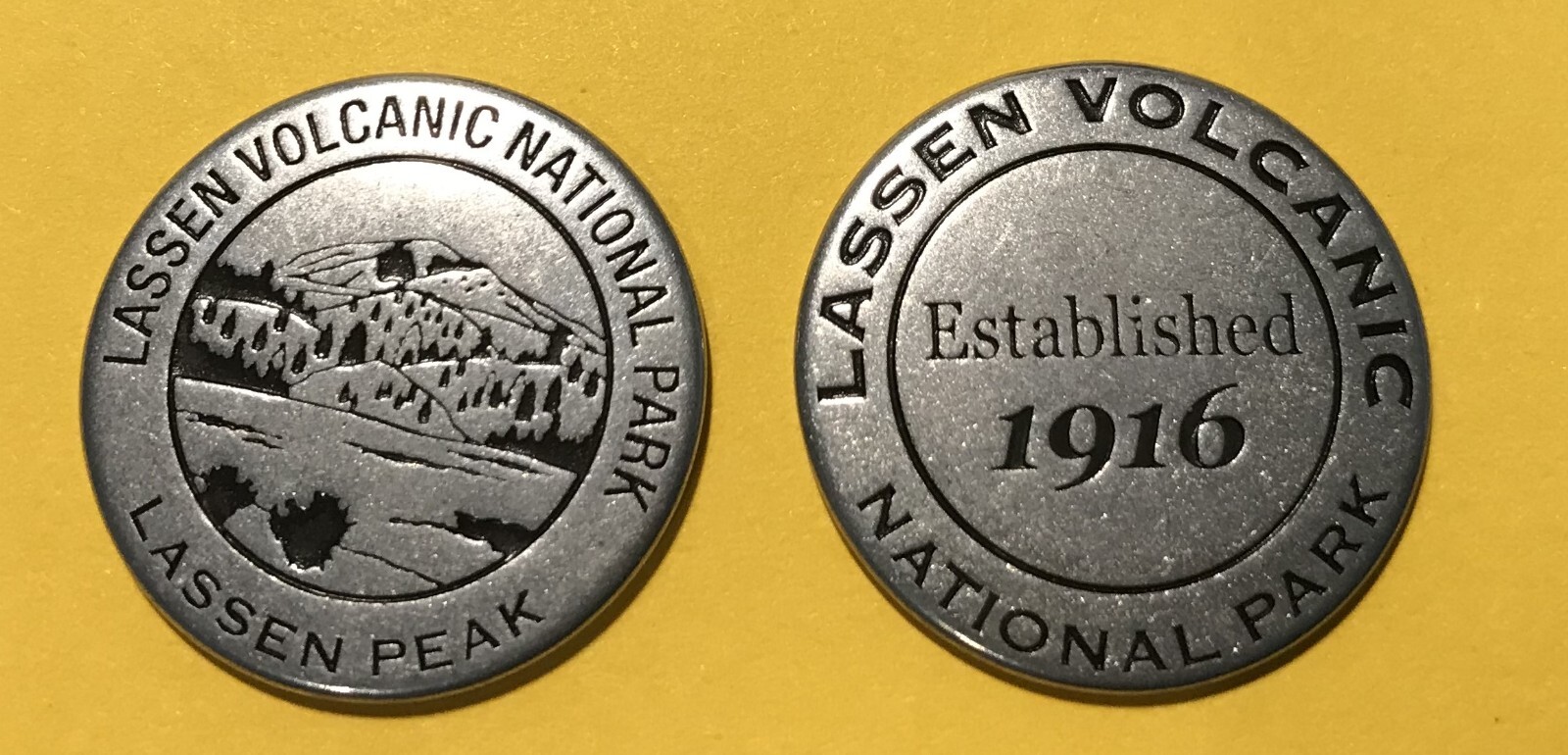 Lassen Volcanic National Park Lassen Peak Collectible Token