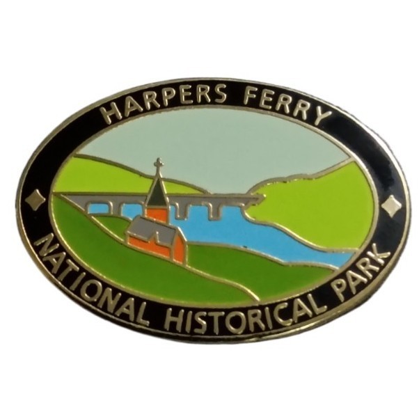 Harpers Ferry National Historical Park Church Bridge Scenic Travel Souvenir Pin