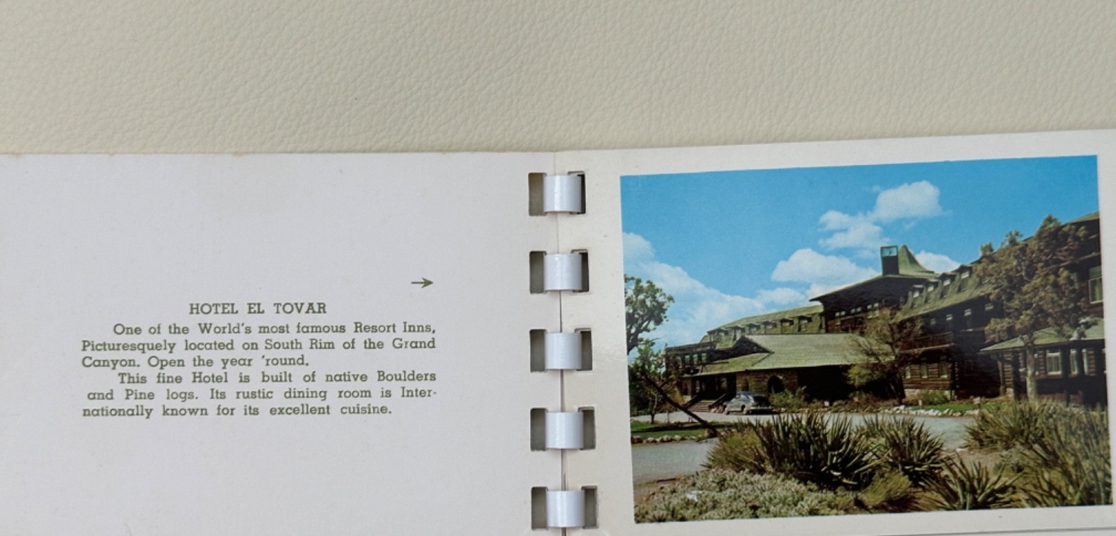Grand Canyon National Park vintage booklet, 10 photos Published for Fred Harvey