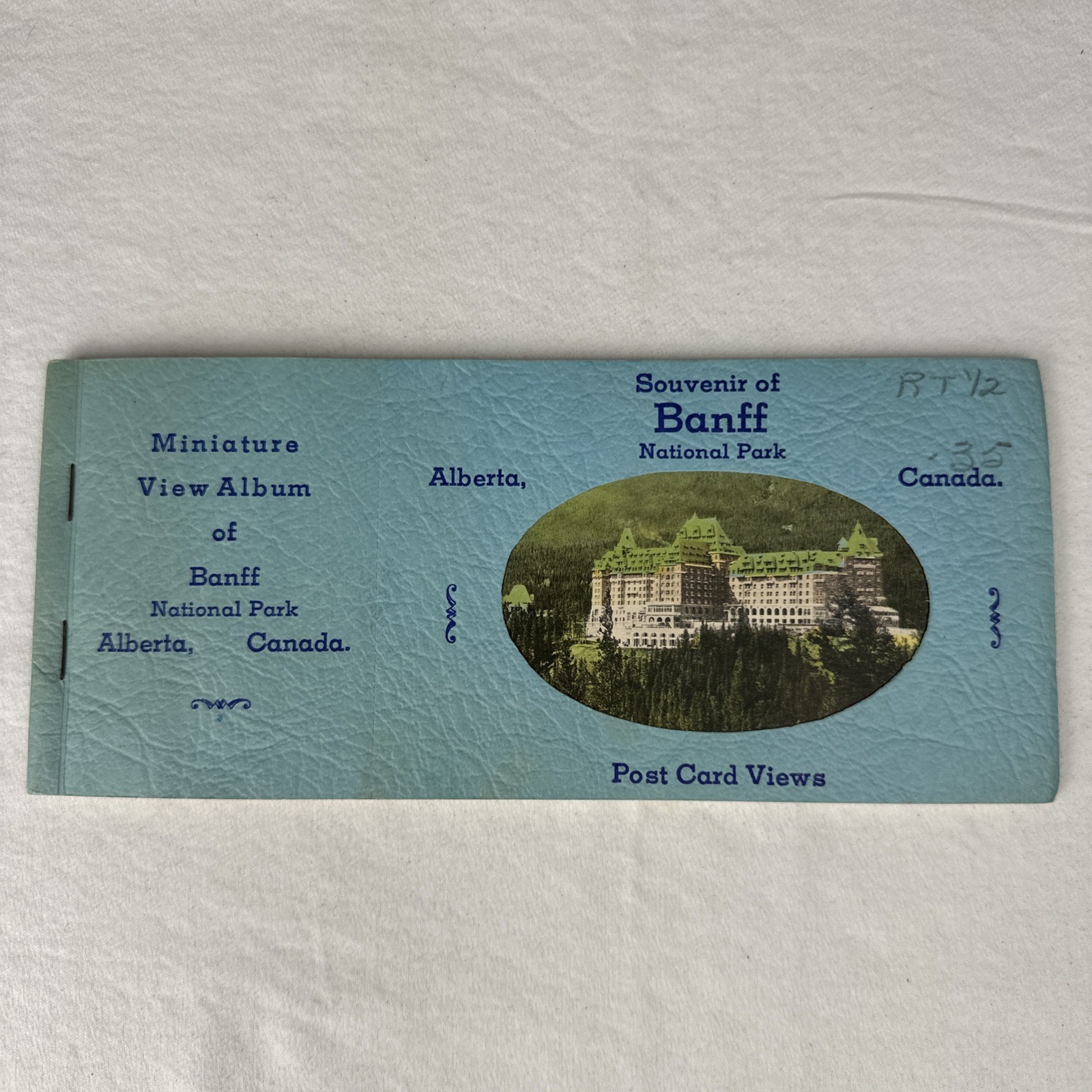 Vintage PECO Banff National Park Miniature View Album 1930s Post Cards Set of 10