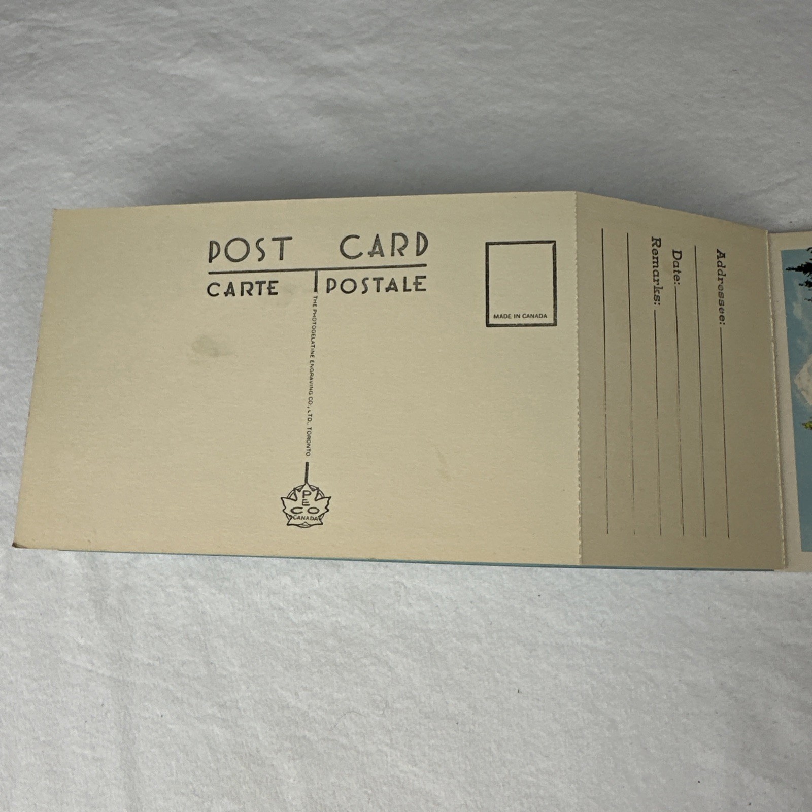 Vintage PECO Banff National Park Miniature View Album 1930s Post Cards Set of 10