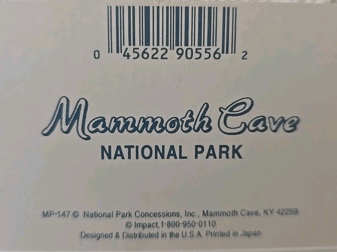 Vintage Mammoth Cave National Park, 12 Print Souvenir Booklet (1B1)