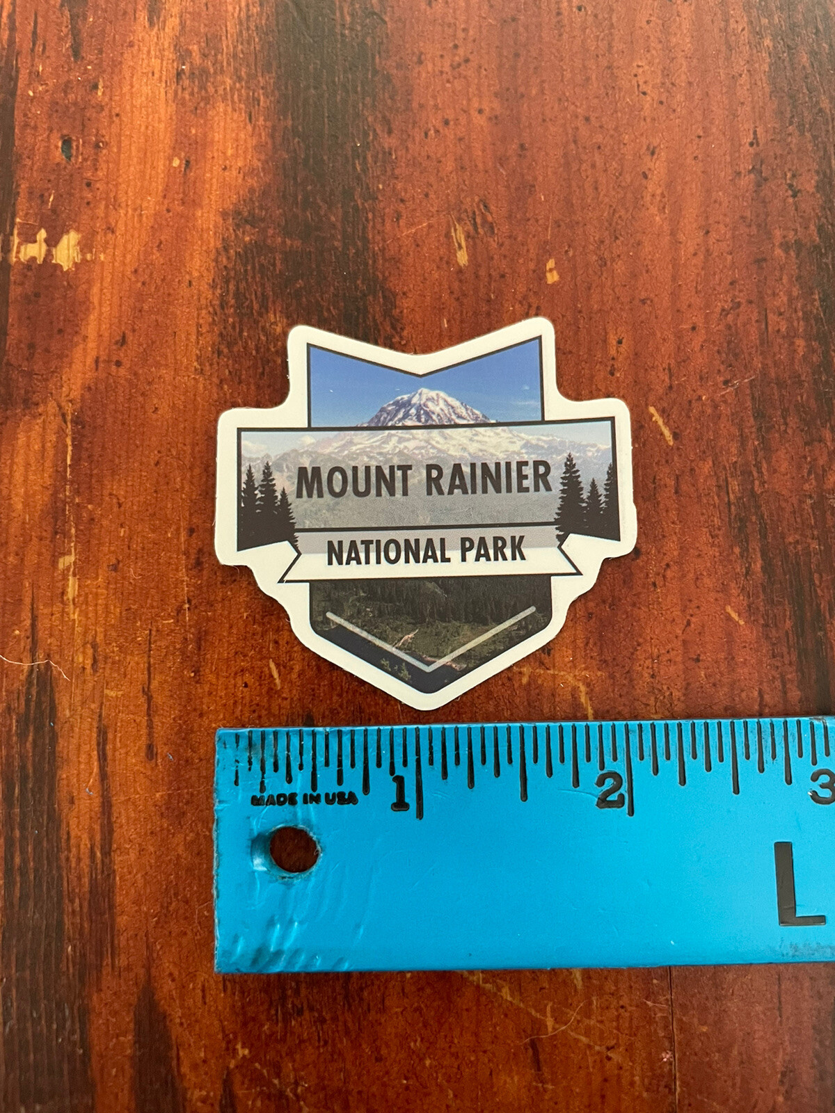 Mount Rainier National Park Outdoor Wilderness Sticker Decal
