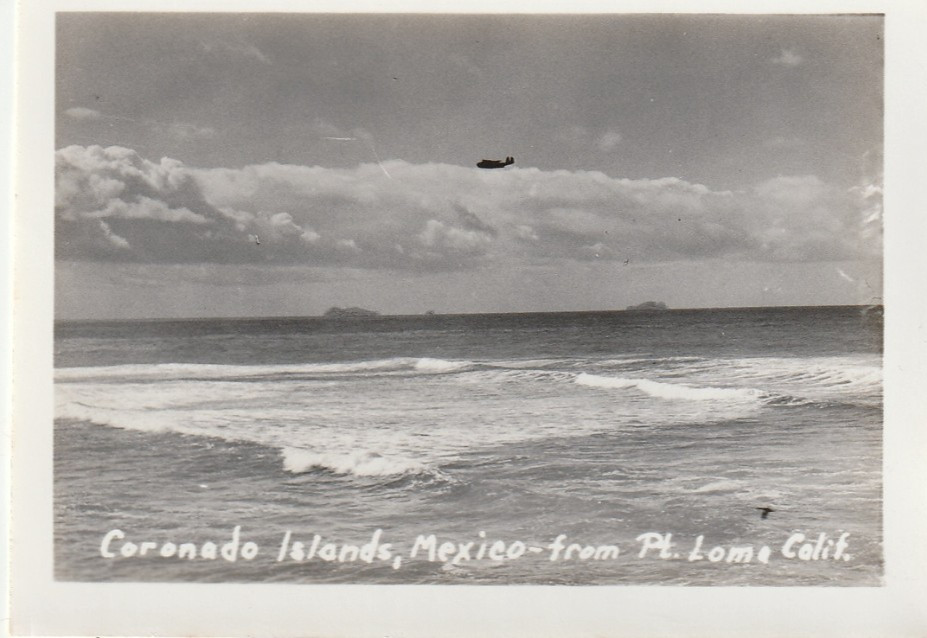 Point Loma, California Souvenir 10 Mini B&W Photos, 1920’s, Unused RPPC