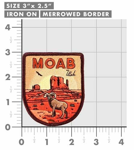 Moab National Park Patch Iron-On Applique Souvenir Gift