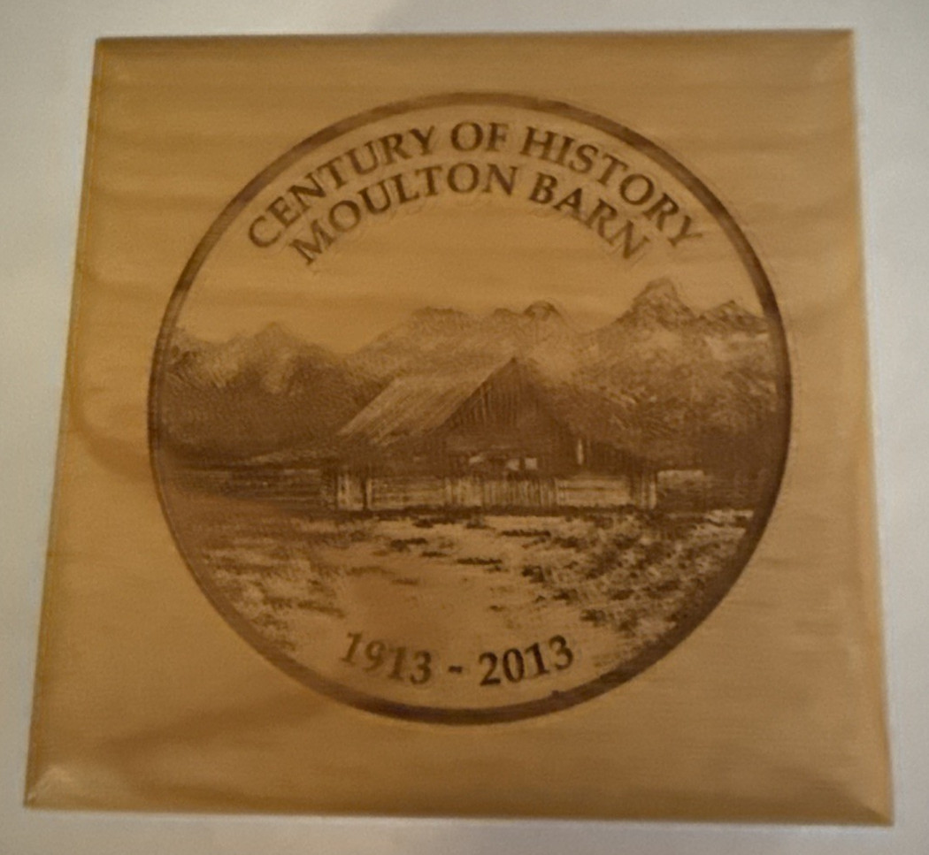 Century Of History Moulton Barn, Grand Teton National Park Token 1913-2013