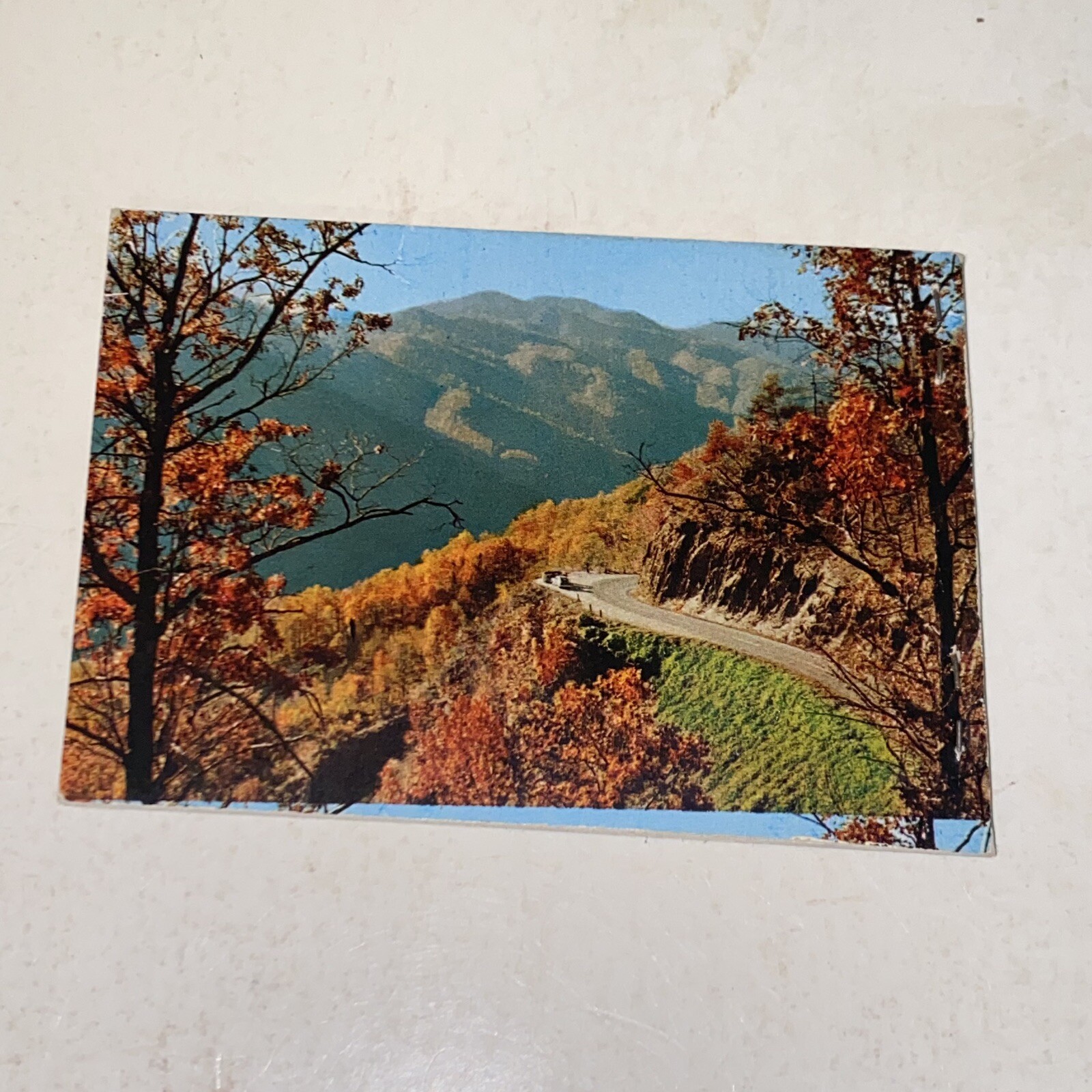 Vintage Great Smoky Mountains National Park Souvenir Color Photo Picture Book