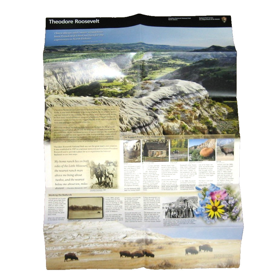 4 NPS Brochures Theodore Roosevelt National Park North Dakota