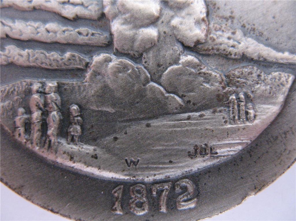 1-OZ. LONGINES STERLING SILVER YELLOWSTONE NAT’L PARK 3D HIGH RELIEF COIN+GOLD