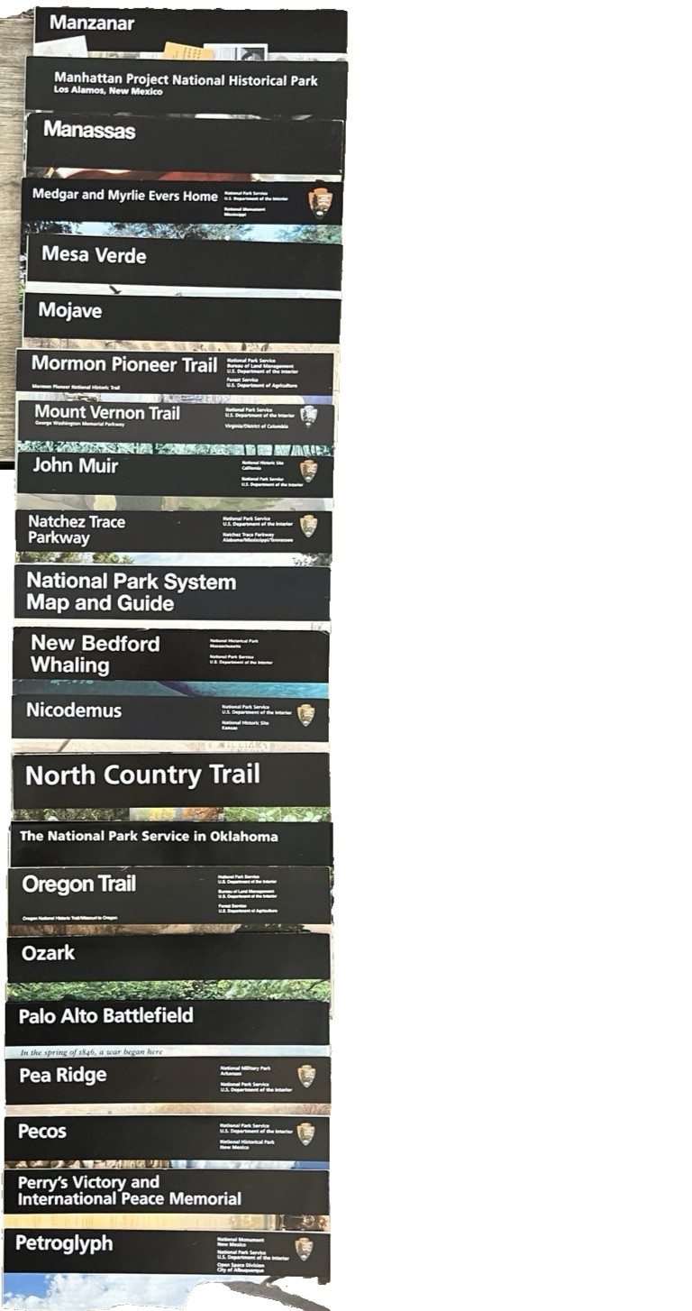National Parks, USFWS, US Forest Service Brochures, Guide Books, Jr Rangers, CD!
