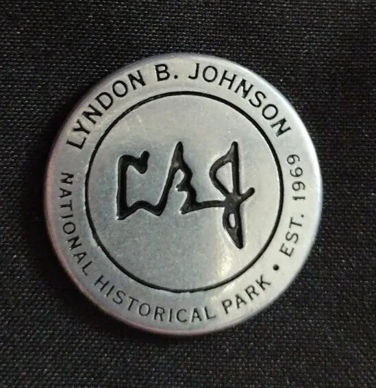 Lyndon B Johnson National Historical Park NHP Est 1969 National Park Coin Token
