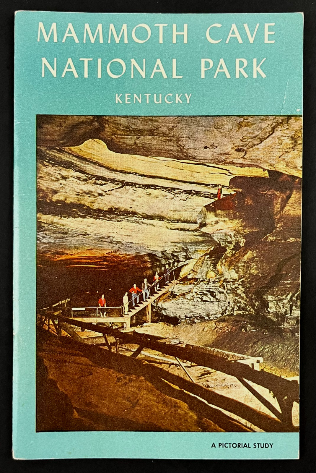 1962 Mammoth Cave National Park Kentucky Pictorial Study Vintage Travel Booklet