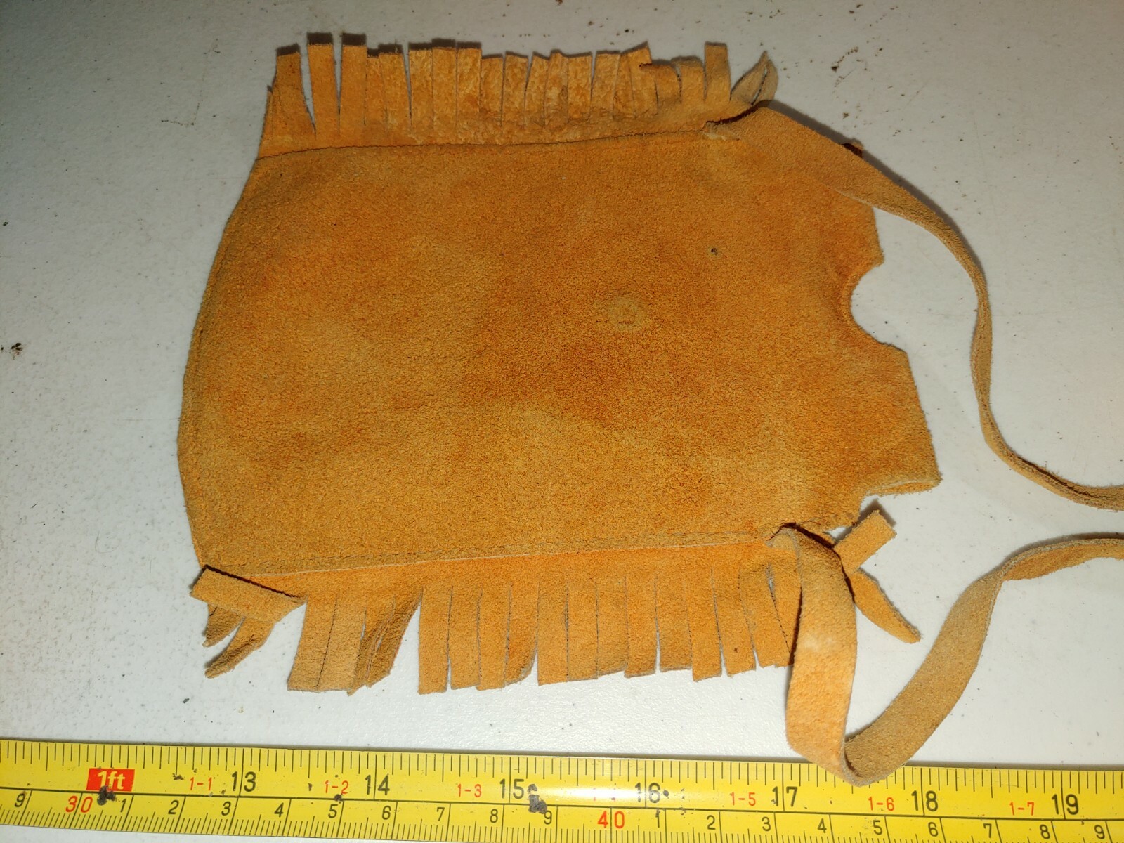 Vintage Yellowstone Park Leather Purse Bag Camping Scene