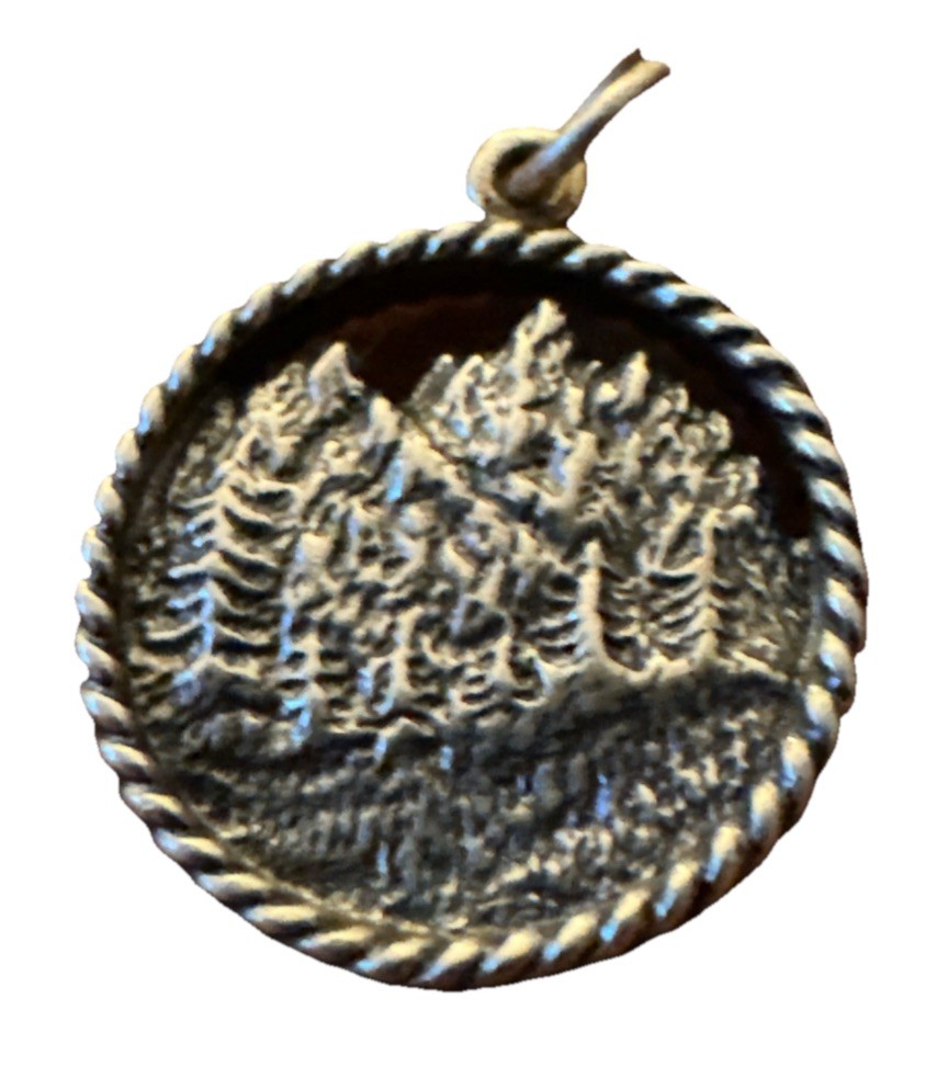 Silver Plated 18mm Grand Teton National Park Wyoming Jackson Hole Charm Pendant