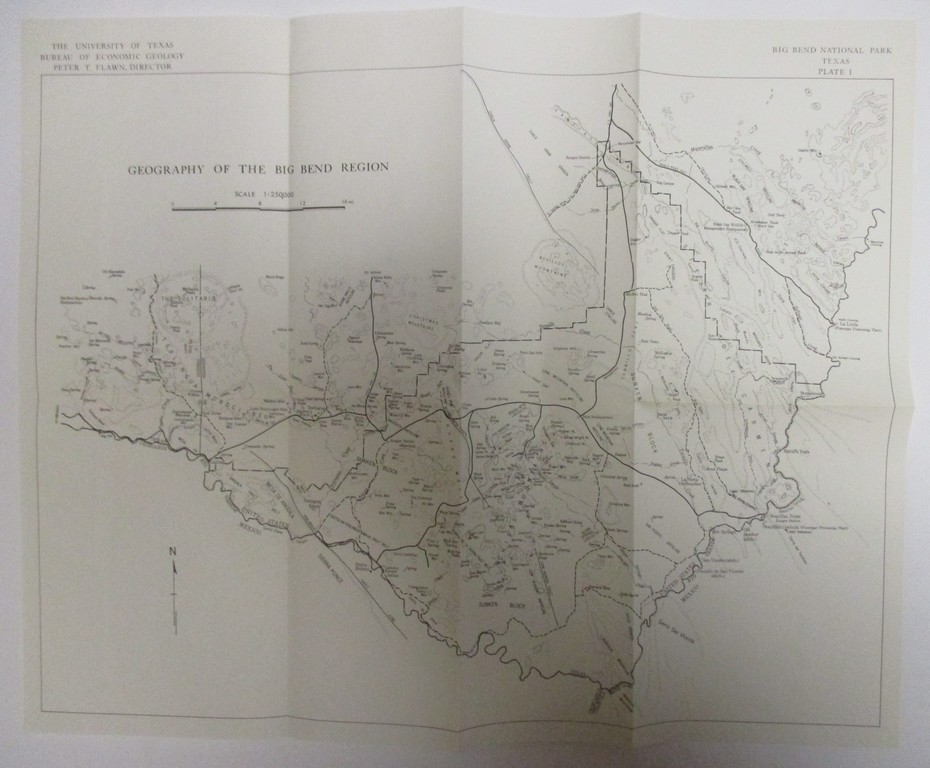 Big Bend National Park Geology; Rio Grande Guidebook 7, Maxwell + Maps