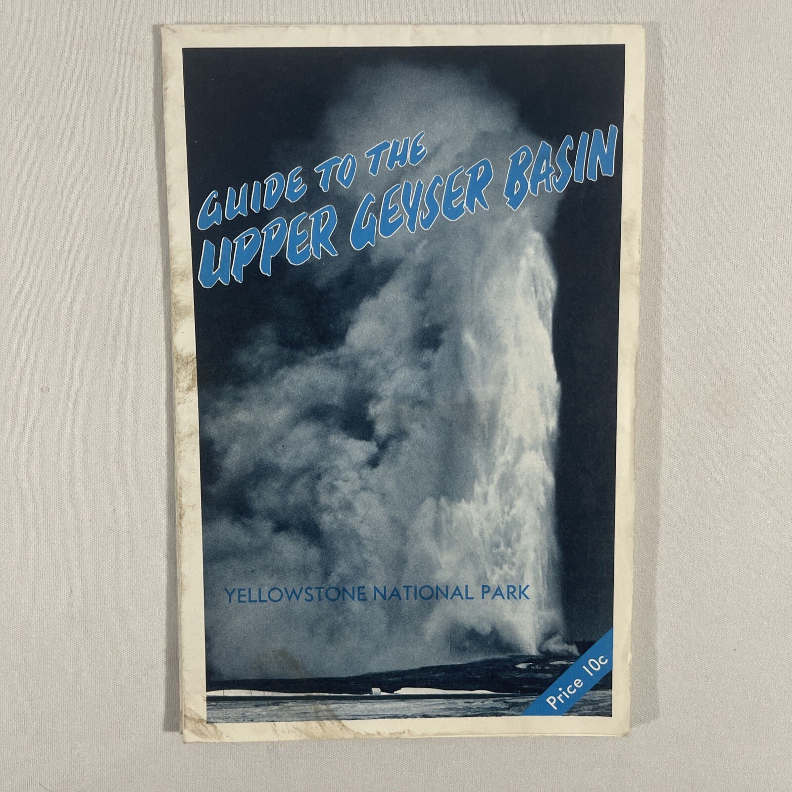 VTG Yellowstone Guide to Upper Geyser Basin National Park Map W/ Info Booklet
