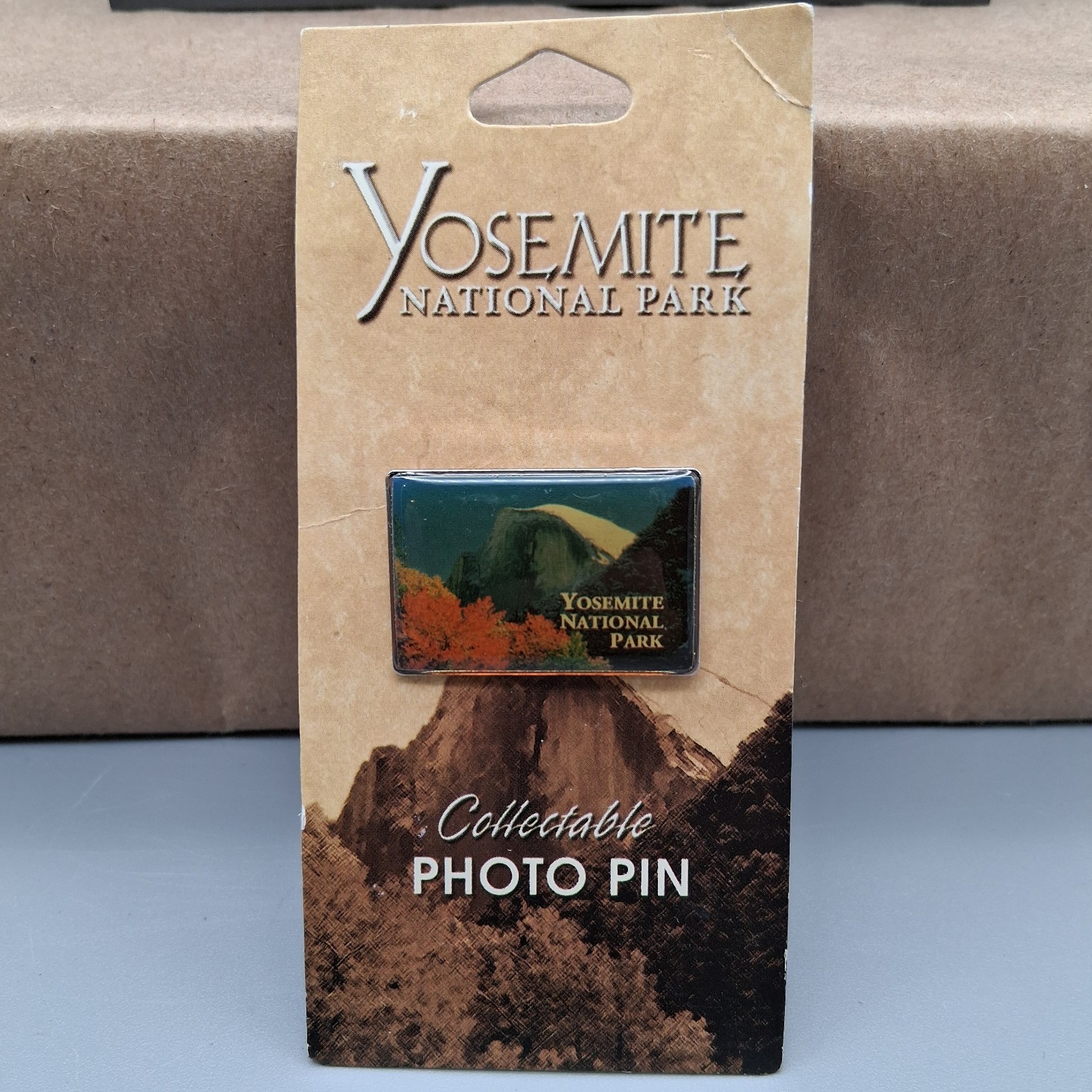 Collectable Yosemite National Park Half Dome Photo Lapel Pin Badge